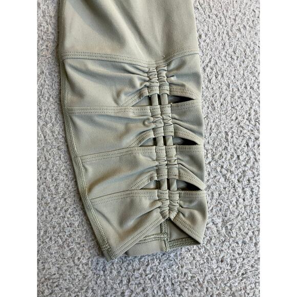 Athleta Leggings Small Salutation Slash Pocket II Cinch 7/8 Cropped Athleisure - Picture 4 of 15